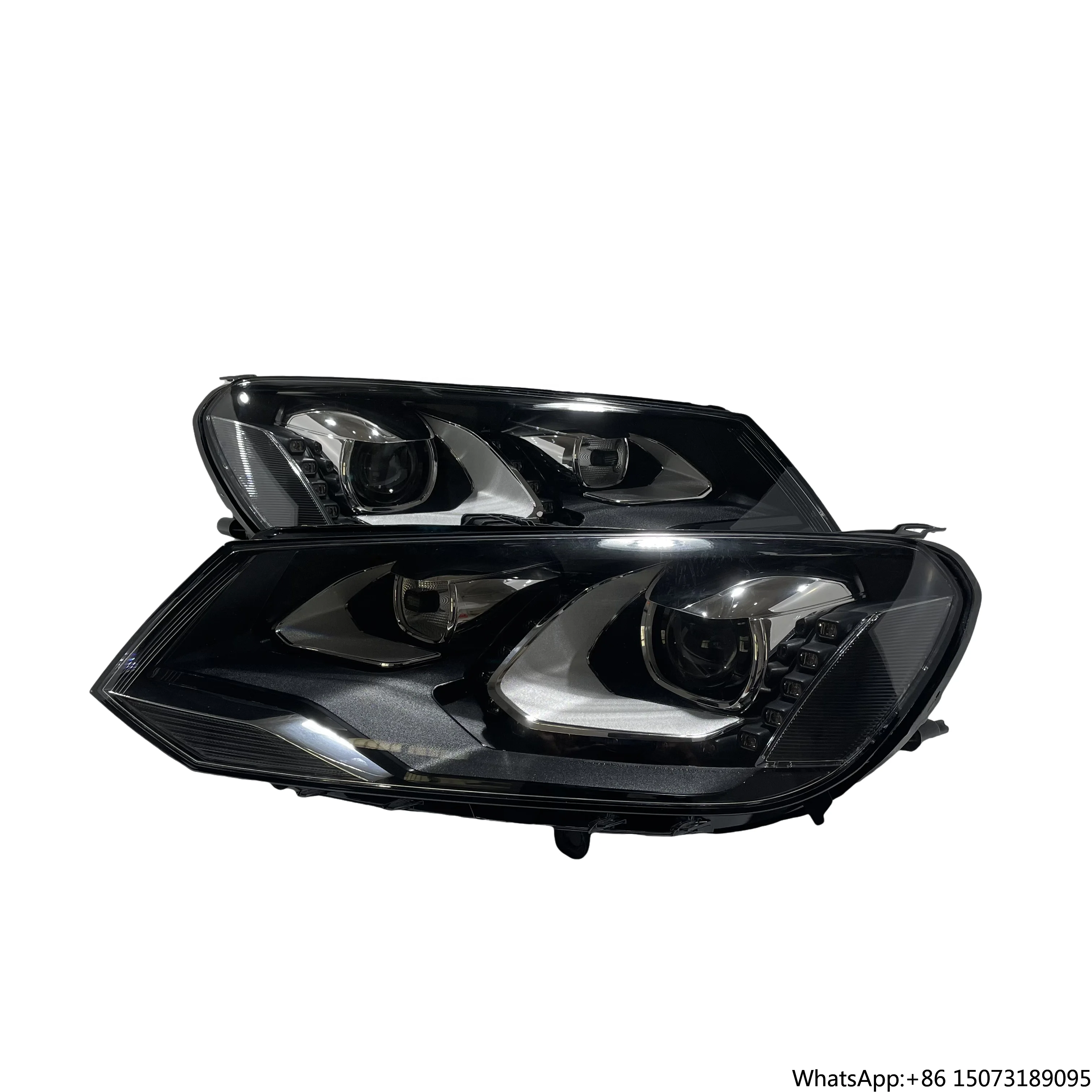 

Head Lamp for 2011-2014 LED Daytime Running Lights Lens Xenon Headlights