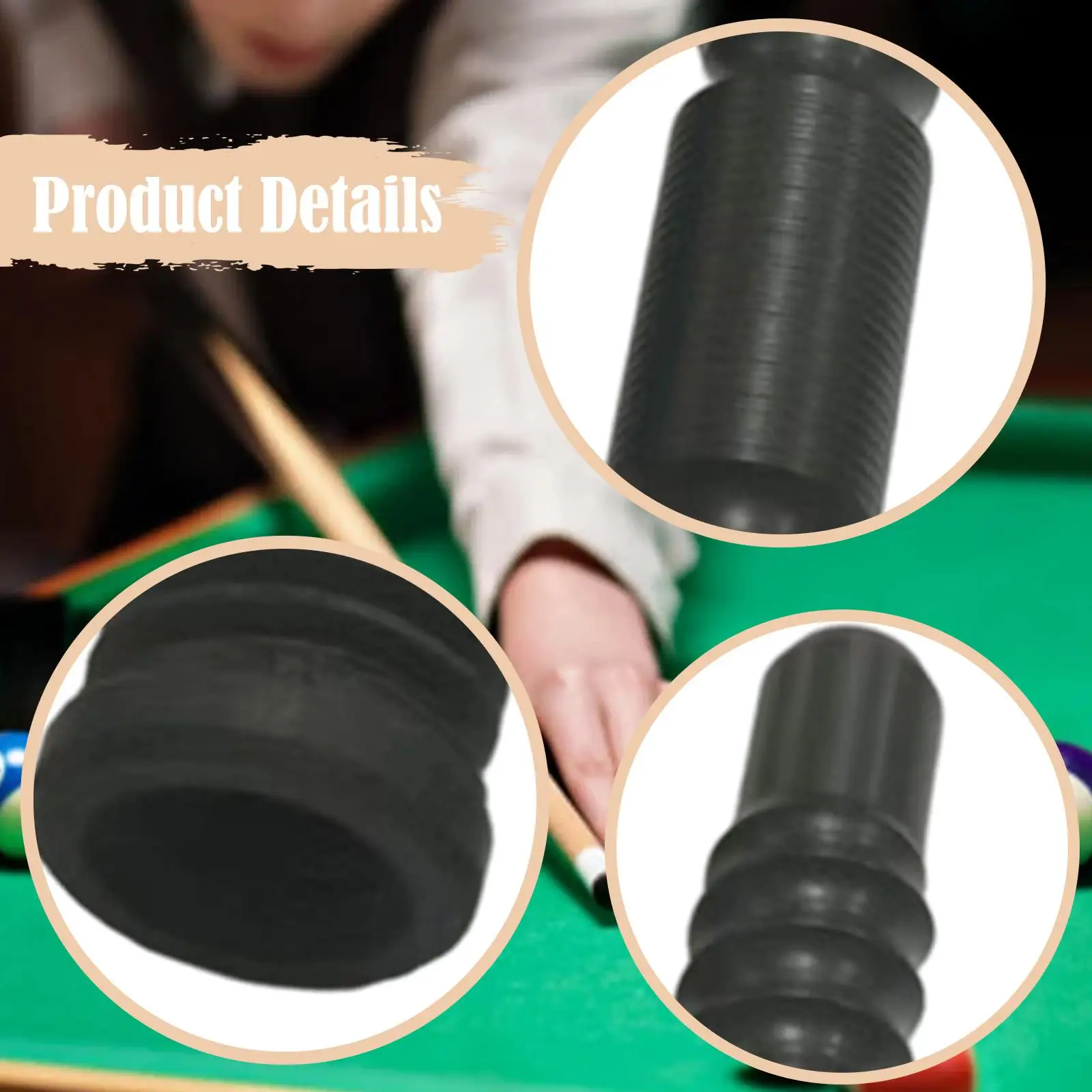 

Billiard Accessories Shaft Joint Pin 3/8 X 8 Thread Sturdy Aluminum Insert for Pool Cue Shaft Repairs