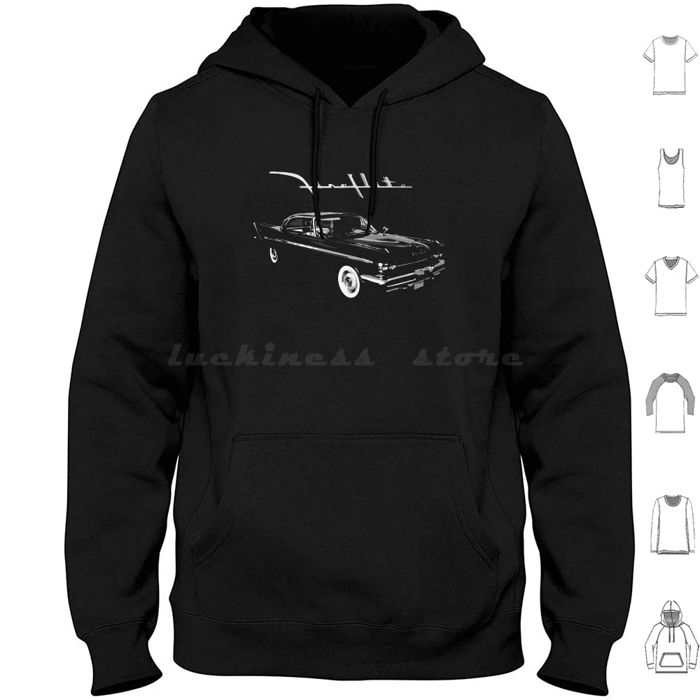 1959 Desoto Fireflite Sportsman Hoodie Cotton Long Sleeve Antique Car Classic Car Desoto Retro Car Desoto Fireflite 1959