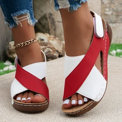 Summer Sandals Shoes Women Party Sandals For Women Outdoor Sandals Ladies Wedge Walking Shoes Beach Female Sandal Women Footwear