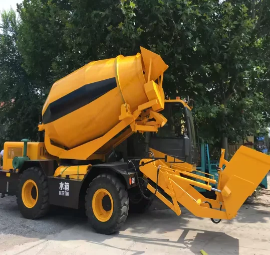 Customize Factory Direct Self Loading Concrete Mixer Truck Heavy Duty Mixer with 270 Degree Discharge for Highway Bridge Project
