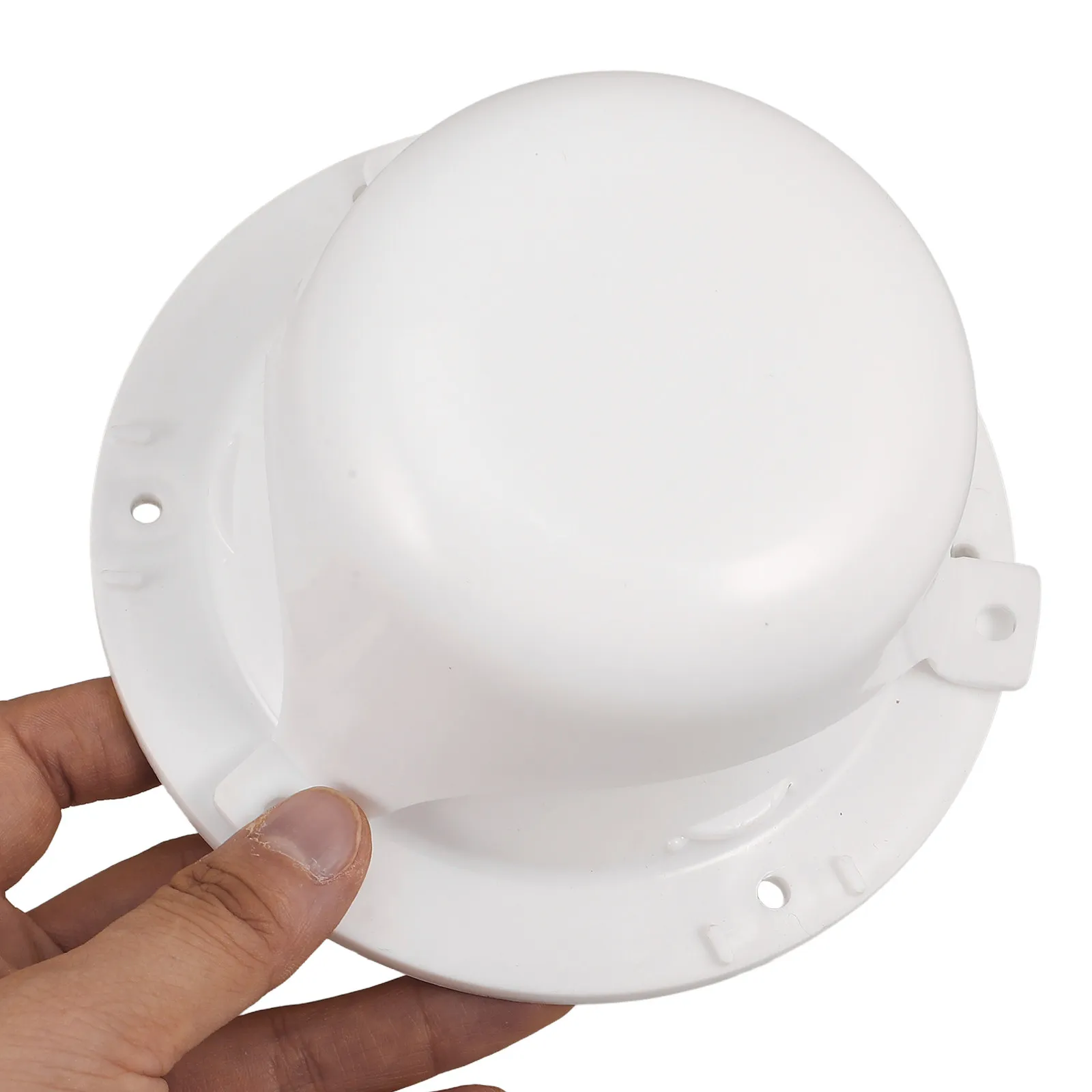 

2Pcs Rv Vent Caps White Plastic Roof Vent Cover Replacement for Camper Trailer Plumbing Sewer Cap with Screws Weatherproof