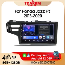 Android 13 Car Stereo Auto Radio For Honda Jazz Fit 2013-2020 Navigation GPS 2 Din 4G WiFi Audio DVD Car Multimedia Video Player