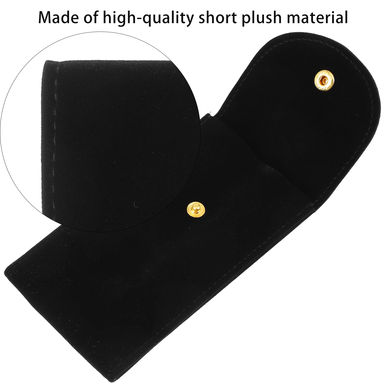 

Watch Jewelry Pouch Organizer Storage Bag With Snap Closure Reusable Packaging Gift Purse For Wedding Party Event Bracelet