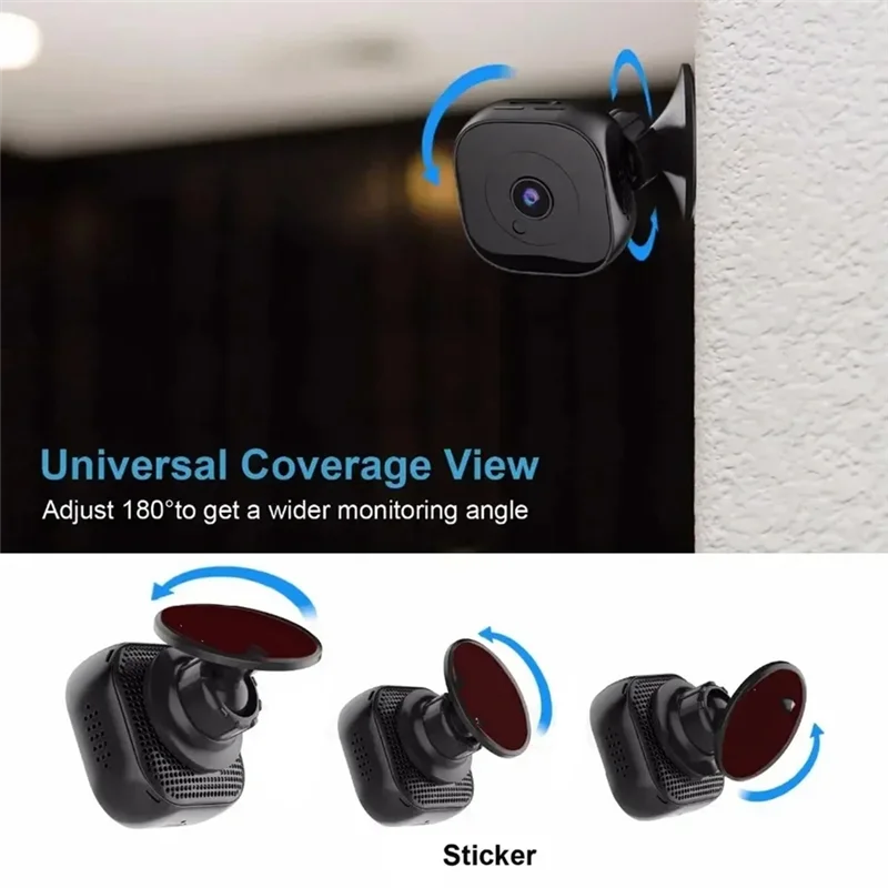 

ELECT-Mini Wifi Camera Audio Video Recorder Smart Home Micro Camcorders Mini Wifi Camera DVR Remote Motion Sensor Audio Video Re