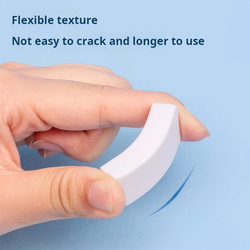 24 шт., ластик с низким содержанием пыли 4B, чистый, без остатков, детские канцелярские принадлежности для студентов, в упаковке, письменные принадлежности для начальной школы