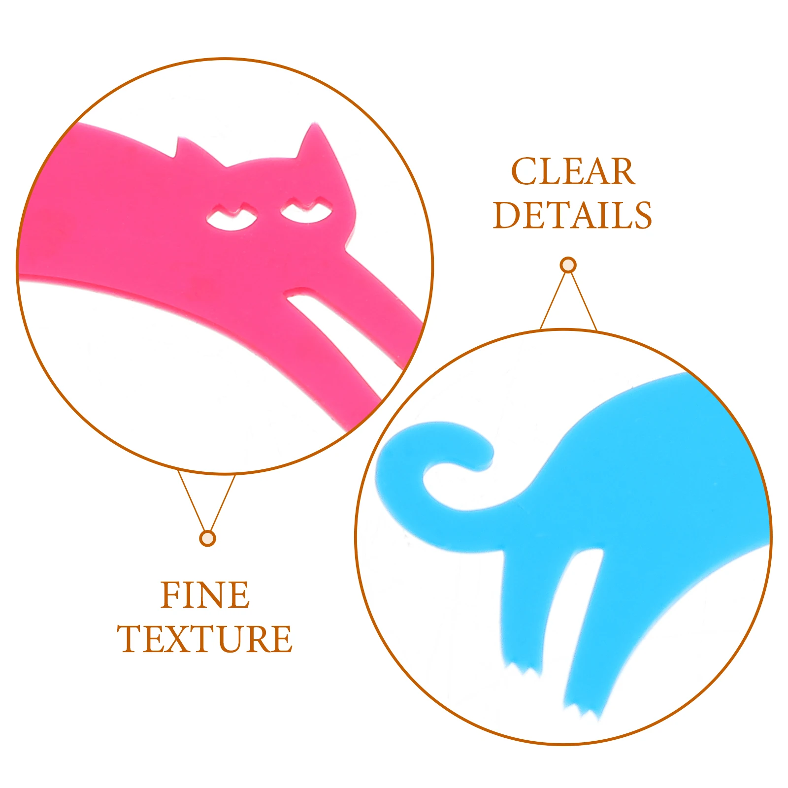 

6pcs Silicone Cat Wine Glass Tags Funny Cup Markers for Parties Reusable Drink Charms Kitchen Bar Accessories Wine Supply