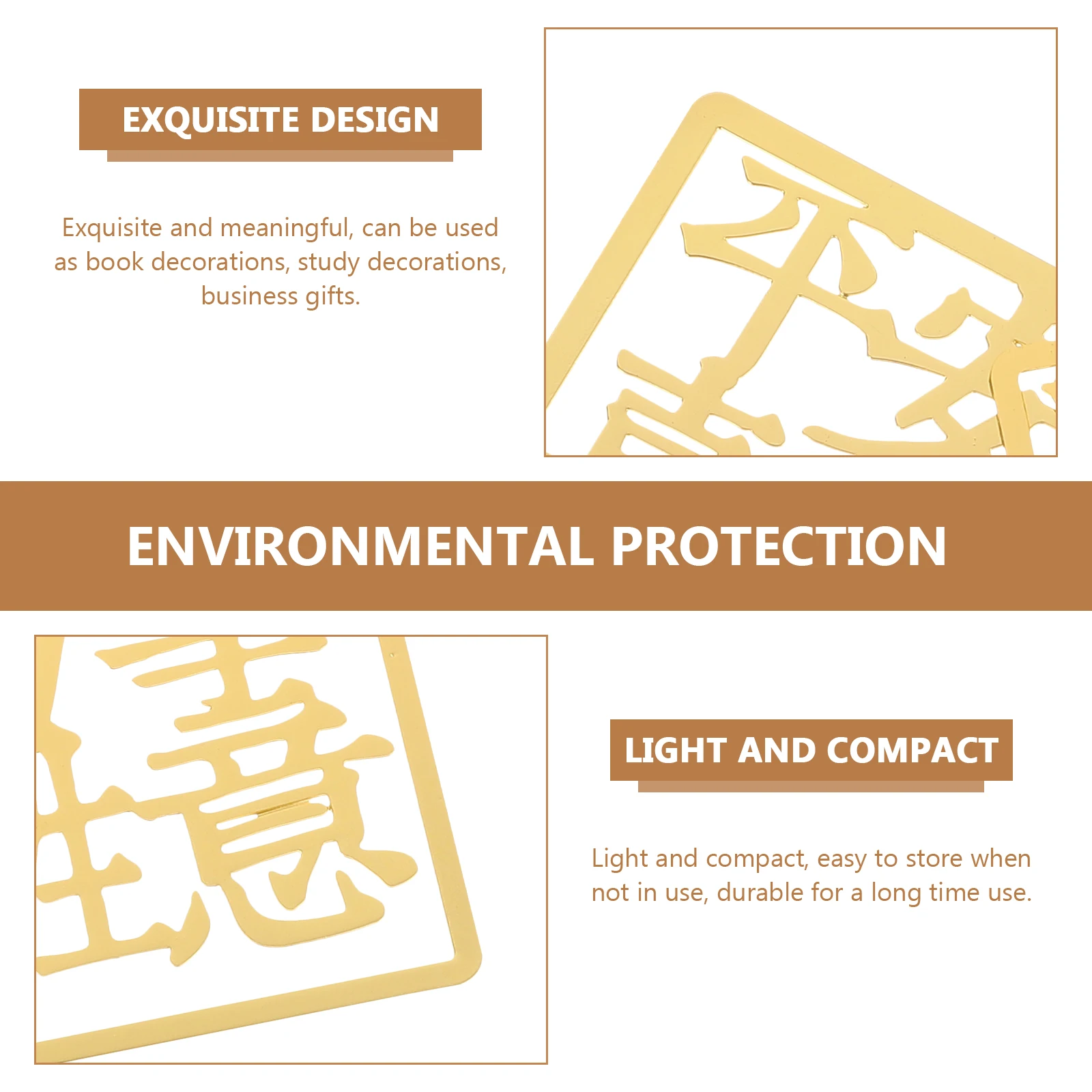 2 stks Creatieve Traditionele Chinese Stijl Bladwijzers Holle Legering Bladwijzers Voor Plakboeken Notebooks Leerboeken Licht