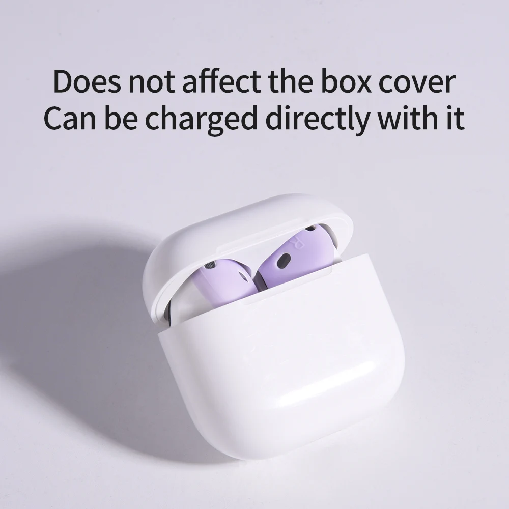 غطاء جديد لأجهزة AirPods 4 4th حافظة حماية من السيليكون أغطية جلد وسادات الأذن لأجهزة Apple AirPods 4 ملحقات أطراف غطاء الجيل