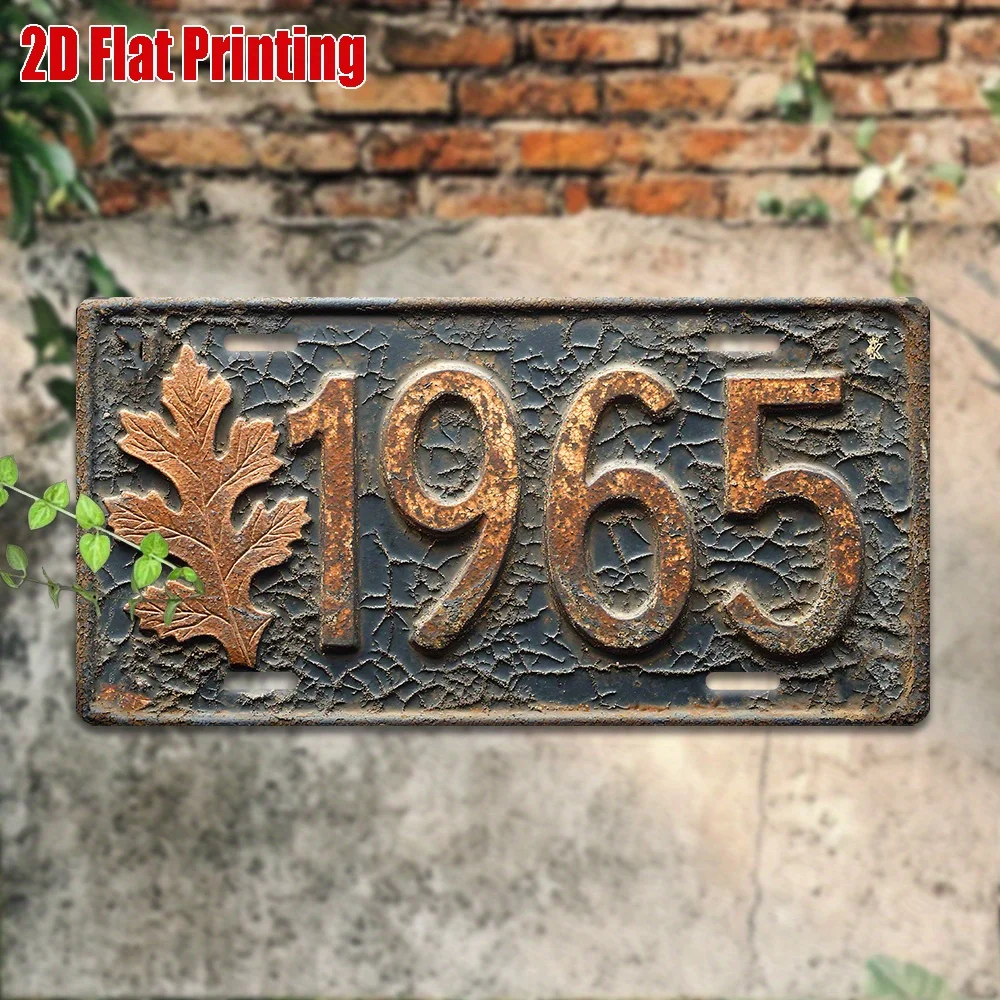2D Flat Design, [], 2D Flat Printing, 1pc, Vintage Metal Sign, for Decorative Purposes Only, Outdoor Wall Art (29.97cm * 14.99cm
