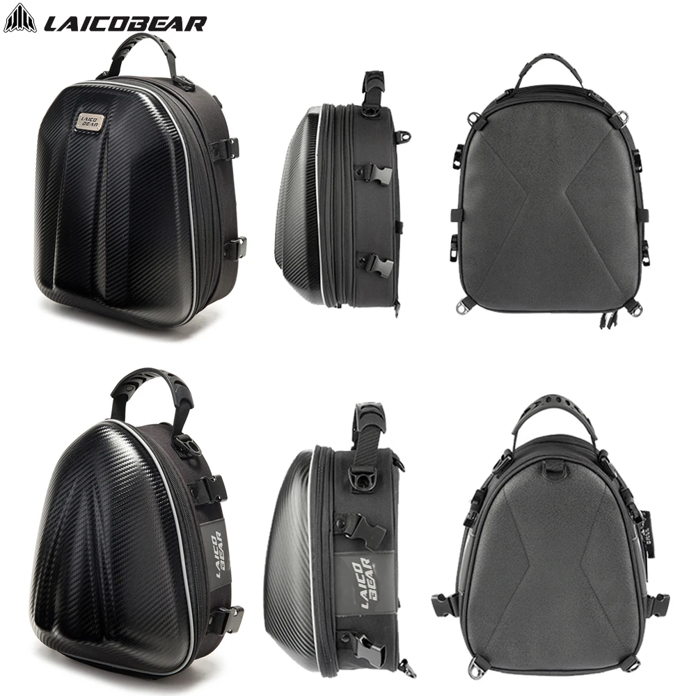 Multifunctional Motorcycle Tail Bag Waterproof Motorbike Rear Back Seat Bag Moto Helmet Travel Bag Rider Backpack