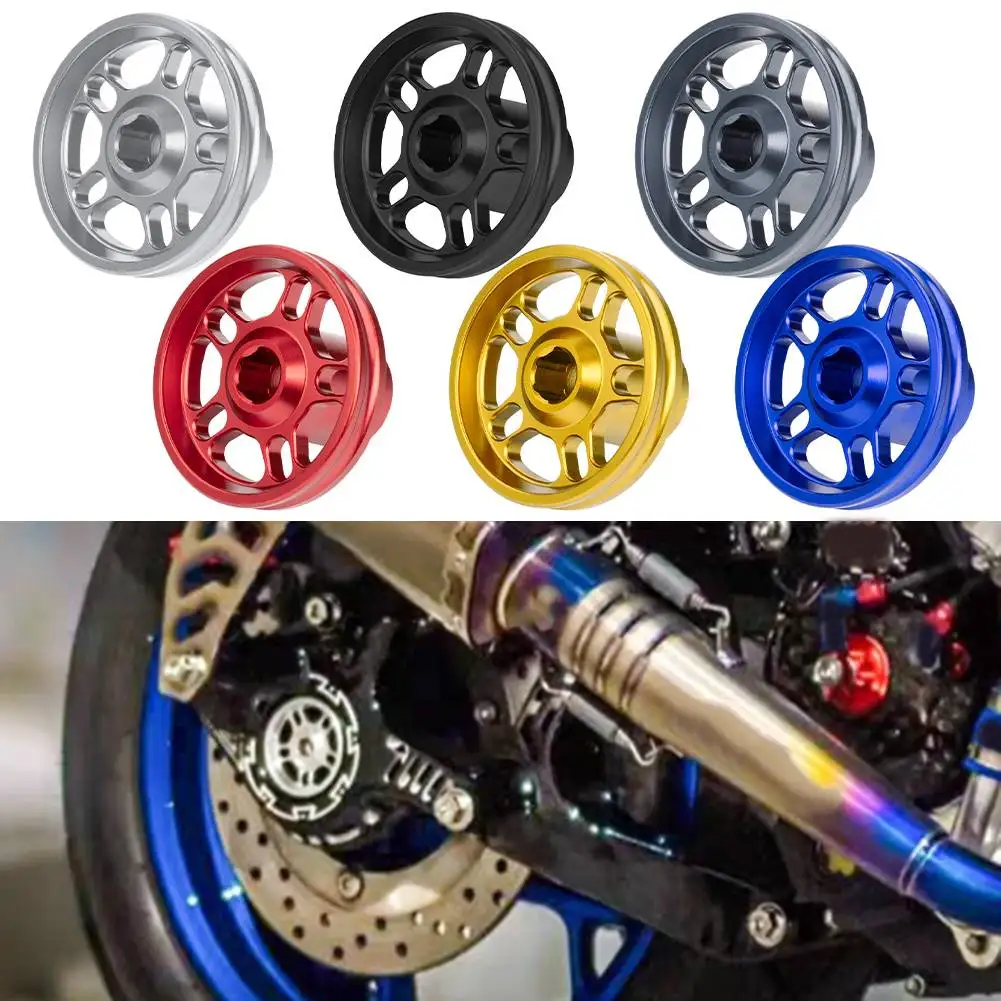 Image of 1 Stück für XMAX 250 300 400 2017-2024 Motorrad Hinterrad Achsmutterabdeckung CNC Aluminiumlegierung Motorradteile