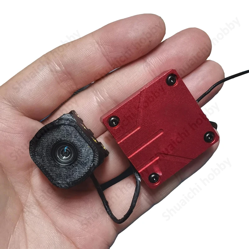 Obudowa aluminiowa do DJI O4 Lite z funkcją odprowadzania ciepła, drukowana w 3D osłona obiektywu, akcesoria ulepszające ochronę.