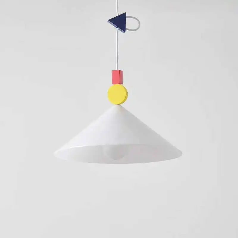 Memphis Style Brick Pendant Light Modern Block-style Metals Pendant Light Suitable for Kid Room Living Rooms Bedroom Dining