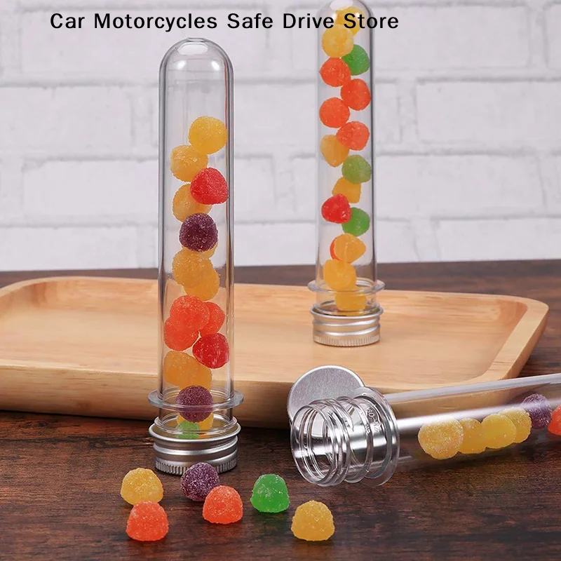 1/5Pcs Plastic Lab Test Tubes Transparent Candy Box Baby Shower Wedding Birthday Party Candy Packaging Box Laboratory Supplies