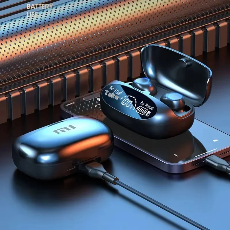 Xiaomi M22 Wireless Bluetooth Earphone Original TWS Stereo Digital Display Headset Noise Reduction Sports Headphones With Mic