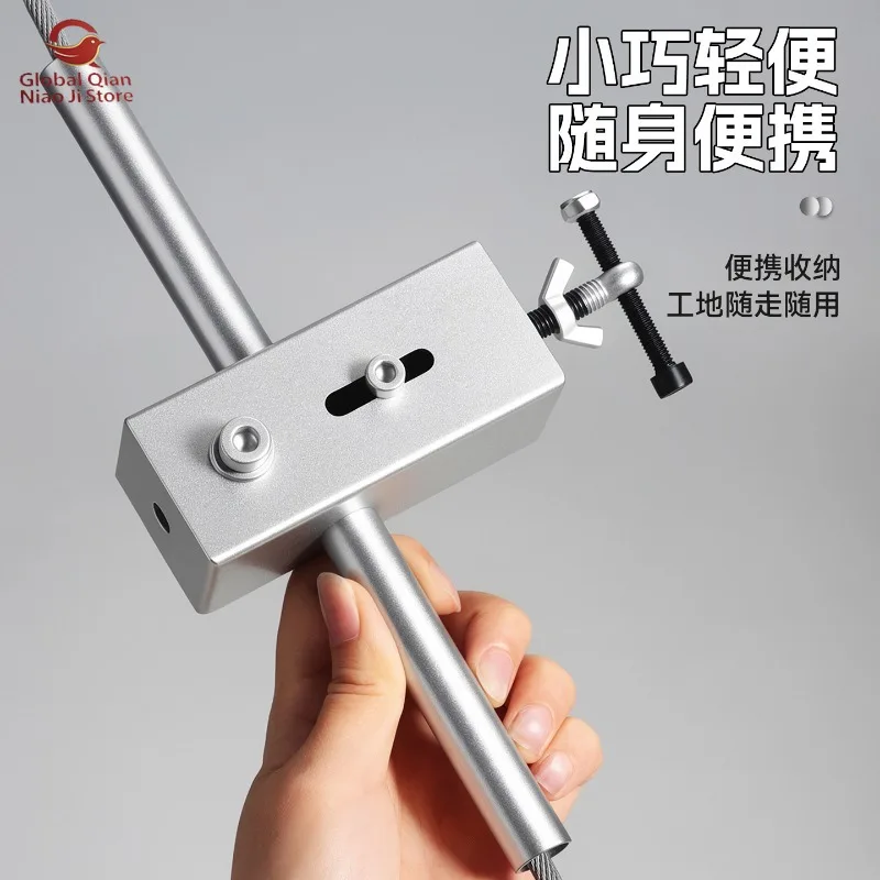 New Single-Person Semi-Automatic Cable Puller, Thickened Handheld High-Quality Cable Puller for Electricians
