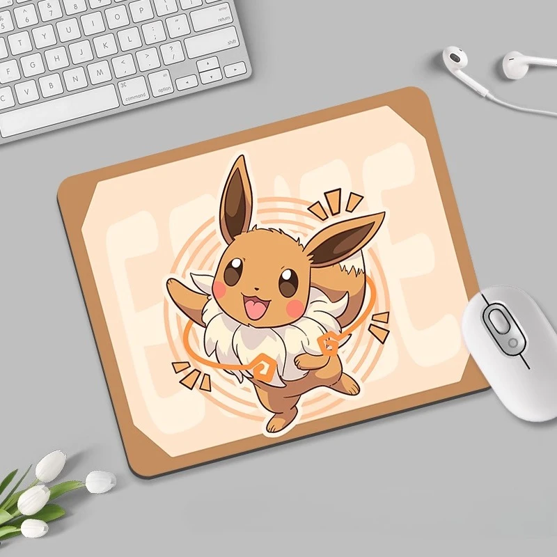Creative Pokémon Leather Mouse Pad Personalized Girl Simple Keyboard Desk Pad Office Workstation Waterproof Table Mat High Value