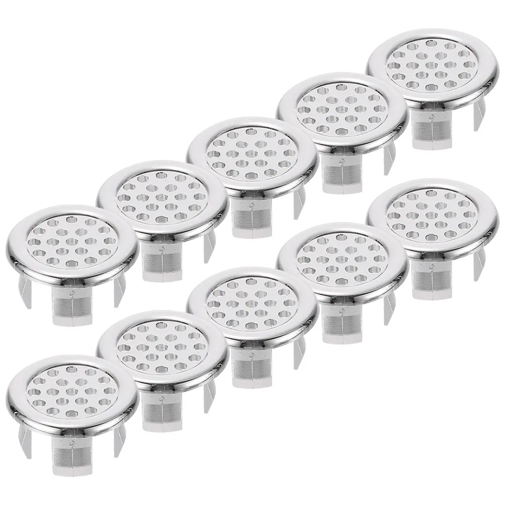 

10 шт. Декоративные сетчатые кольца-фильтры для слива раковины, для отверстий в умывальнике, аксессуары для ванной и кухни