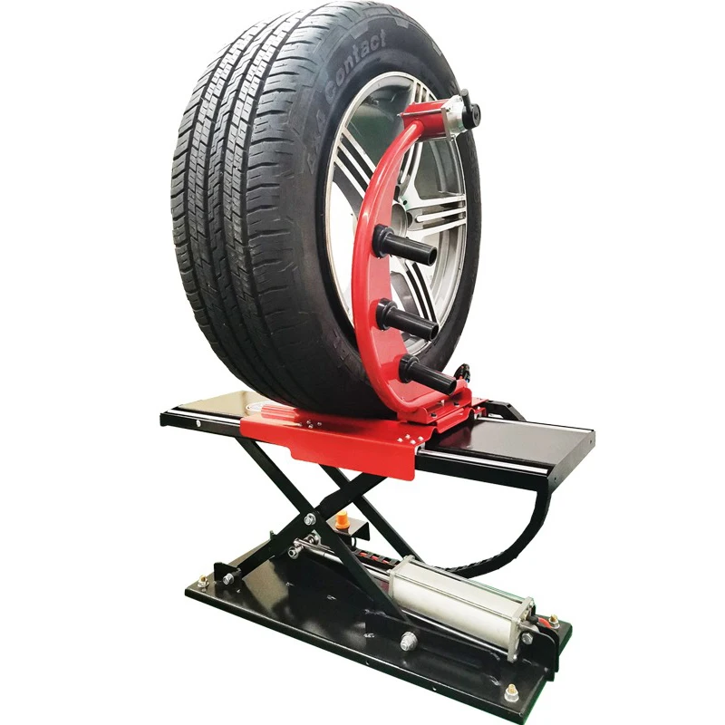 Pneumatic Tyre Wheel Lifter for Wheel Balancer Tire Lifting Machine Wheel Moving Device T-08/T-06