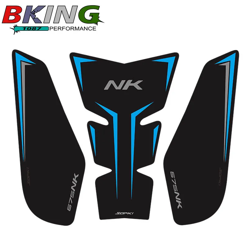 VOOR CFMOTO 675NK NK675 675 NK 2025 + Motorfiets 3M Anti Slip Tank Pad Stickers Pad Side Gas Knie grip Protector Decal Accessoires