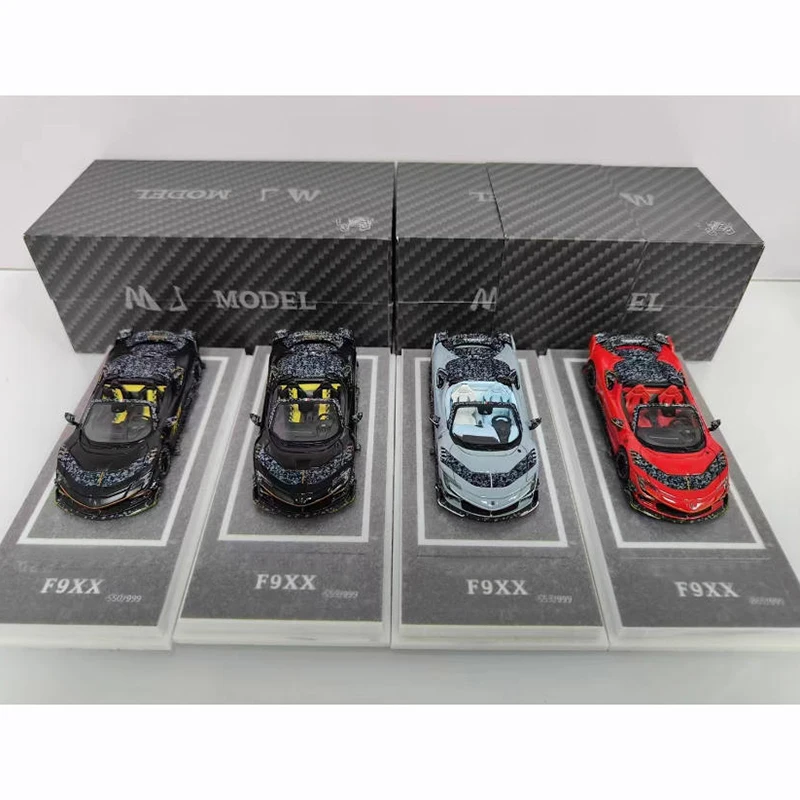 

MJ 1/64 F9XX Convertible Alloy Car Model Static Collection Decorated Holiday Gifts Toys