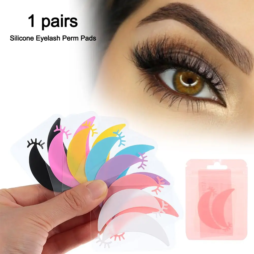 Eye Patch Silicone Eyelash Perm Pads Under Eye Pads Eyelash Perm Reusable Lash Lift Perm Eye Pads Eyelashes Lifting Applicator