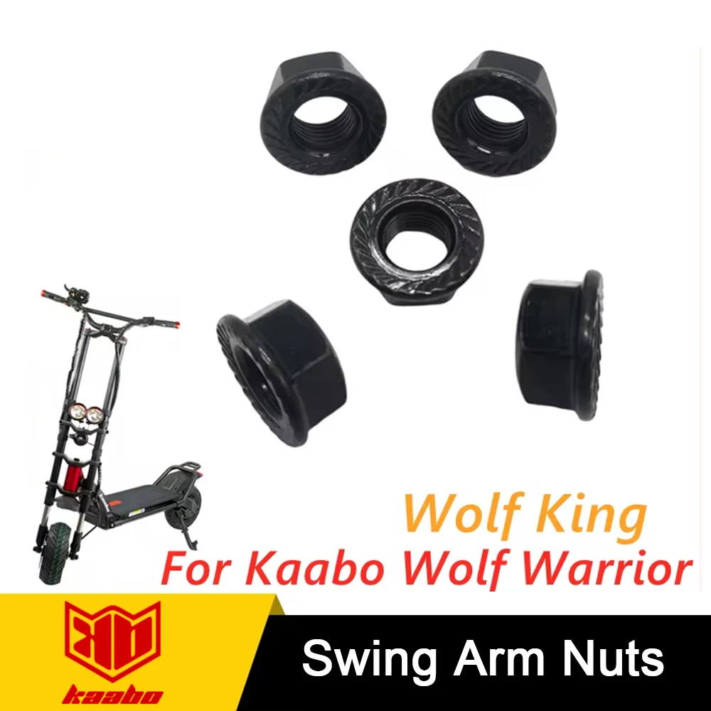 Official Original Kaabo Wolf Nuts Swing Arm Locking Nuts Wolf Warrior/King Screws E-Scooter Spare Parts Accessories Motor Fix