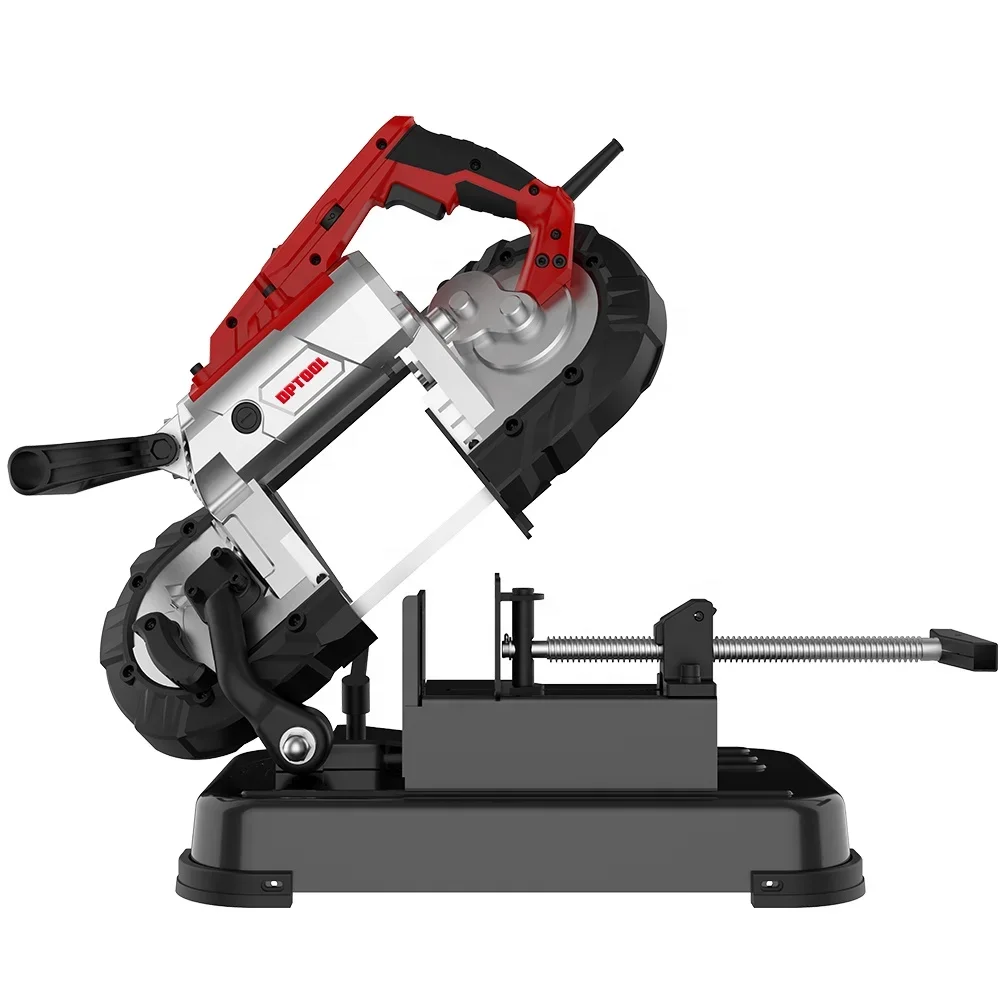 1100W Metal Cutting Wood Cutting Plastic Cutting Saw Portable Band Saw with Metal Base