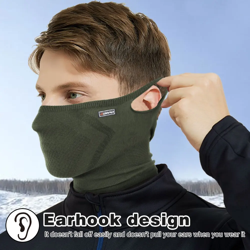 Sport-Bandana, atmungsaktiv, Sonnenschutz, Radfahren, Gesichtsbedeckung, wiederverwendbare Masken, Wandern, Camping, Laufen, Halsmanschette, weicher Schal für Herren – Detail 2