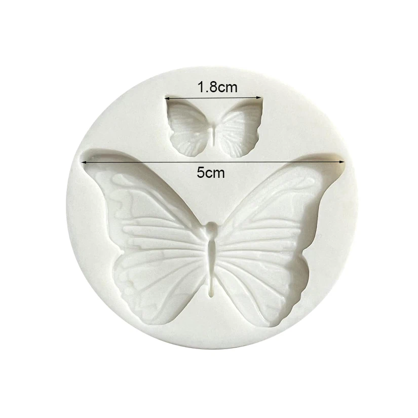 Schmetterling Silikon Kuchen Backform Sugarcraft Schokolade Cupcake Harz Werkzeuge Fondant Dekorieren Werkzeuge – Detail 11