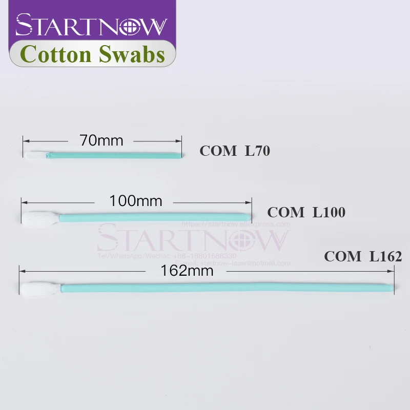 Startnow 100pcs/pack Non Woven Cotton Swabs 70 100 161mm Length Anti-static Dust-free Q-tips Cleaning Tools For Industry Machine