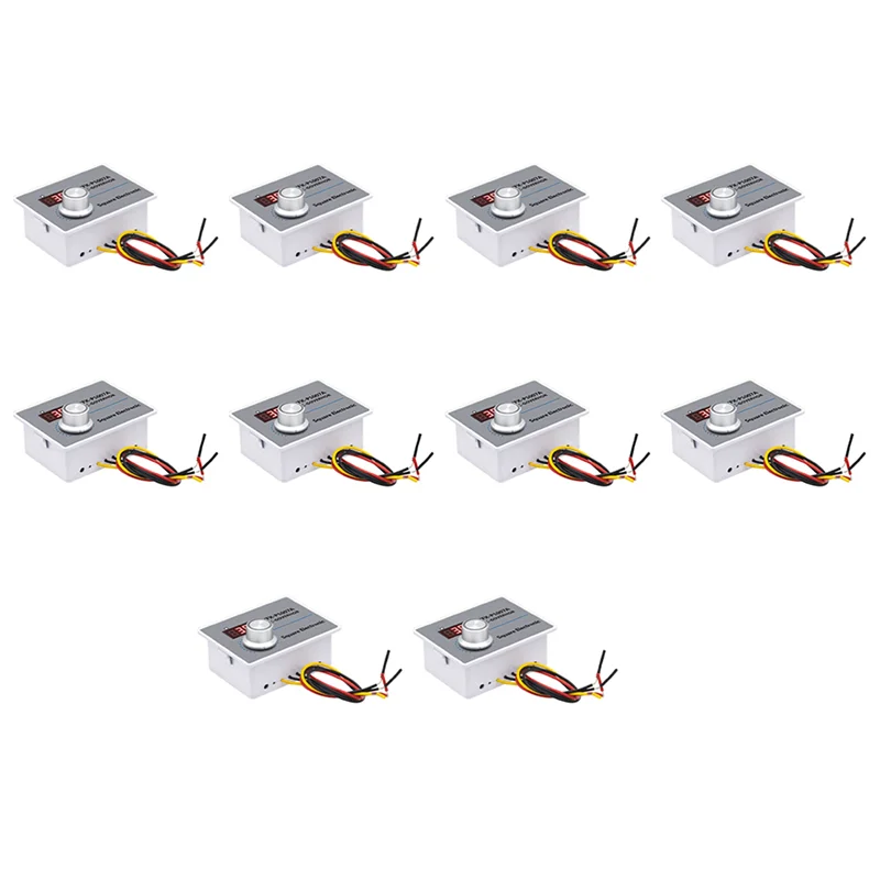 

BTLIFE-10X ZFX-P1007A Контроллер скорости с цифровым дисплеем Водонепроницаемый бесступенчатый регулятор скорости Регулятор 500 Вт переменного тока 220 В Переключатель управления