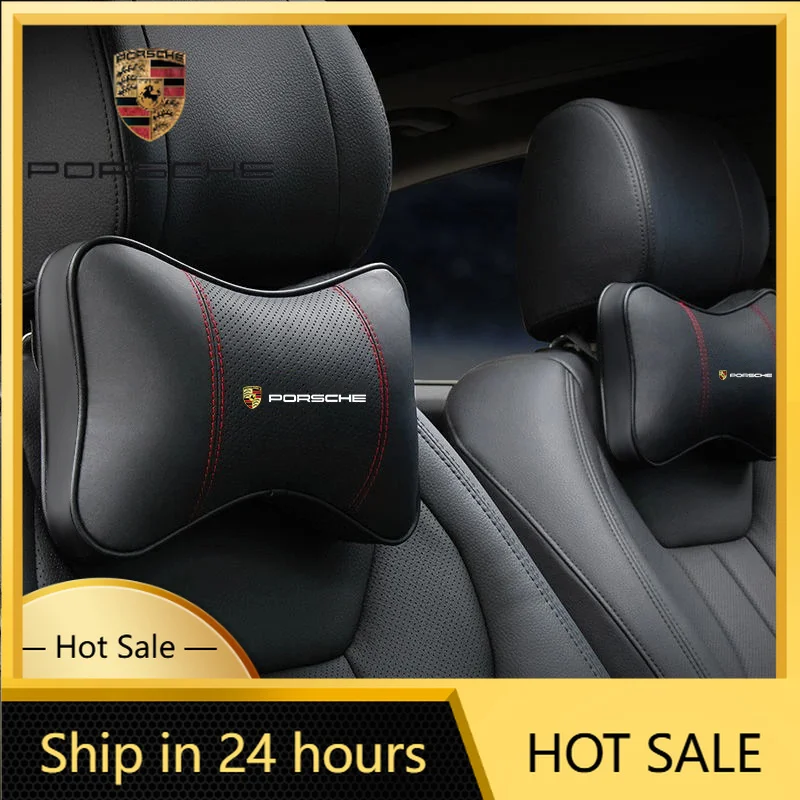 

Наклейка на автомобиль для Porsche: подушка-подголовник для сиденья, защитная накладка на плечо для Porsche Cayenne, Panamera, Macan 91