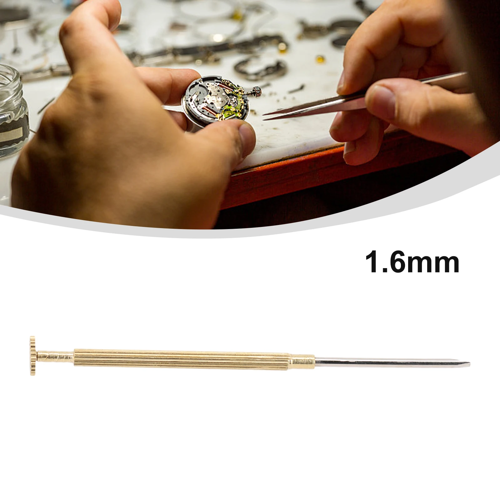 1.0 1.2 1.4 1.6 Precise Slot Screwdrivers Flat Blade For Watch Phone Computer Parts Copper Repair Tool Disassembly Hand Tools