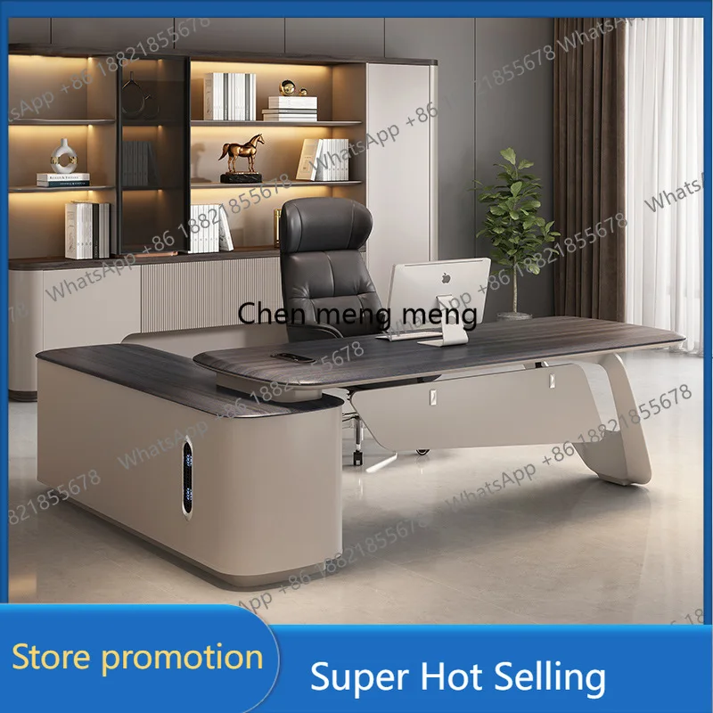 

D46 High-end boss desk High-end modern minimalist desk General manager's office desk