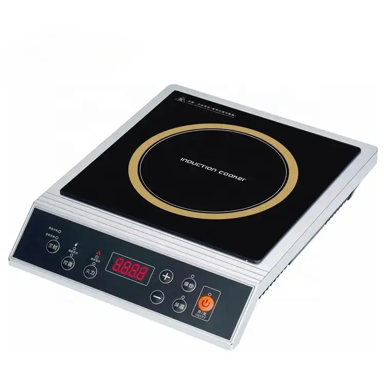 

Black Color Induction Cooker Ceramic Glass Custom Power Time Packing Material Cooktop Burner New Product 2020 Provided 220V PLC