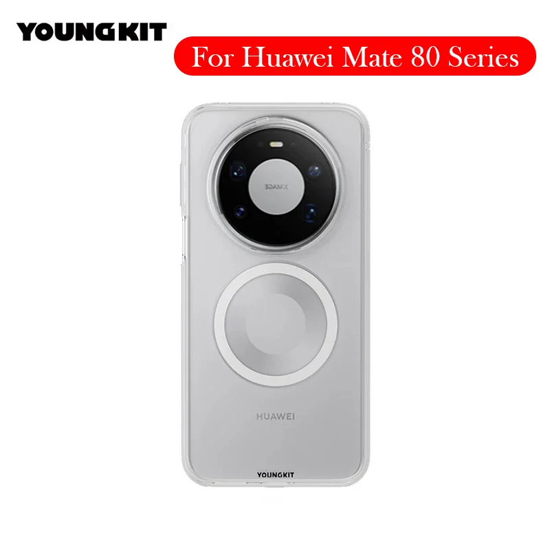 

YOUNGKIT Case For Huawei Mate 80 Pro Max Transparent Back Cover Case for HUAWEI MATE 80 PRO
