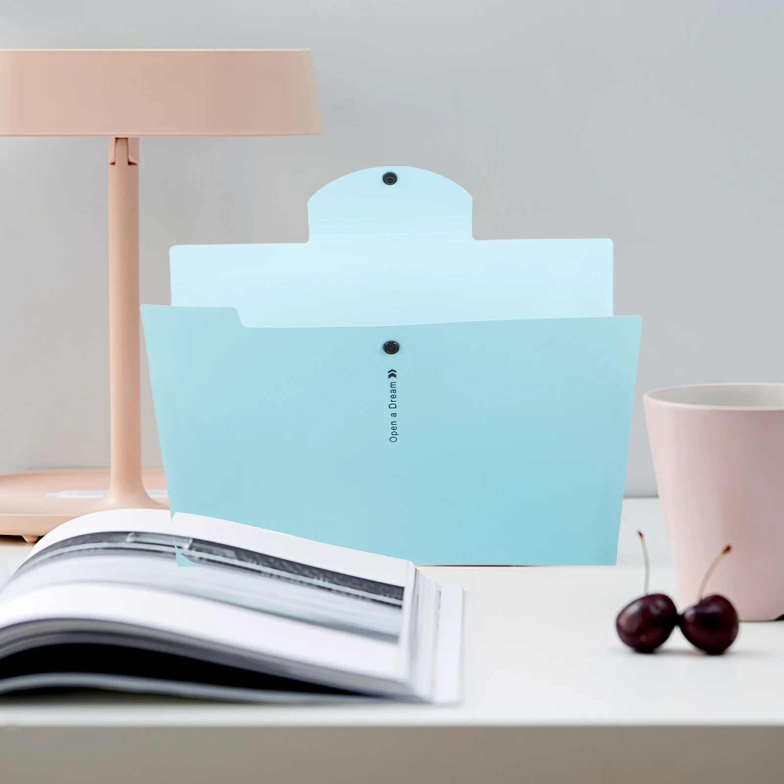 

3Pcs Fashion Business Office Folders Plastic File Holder Creative Paper Protector Creative Office Paper Folder Portable File Hol