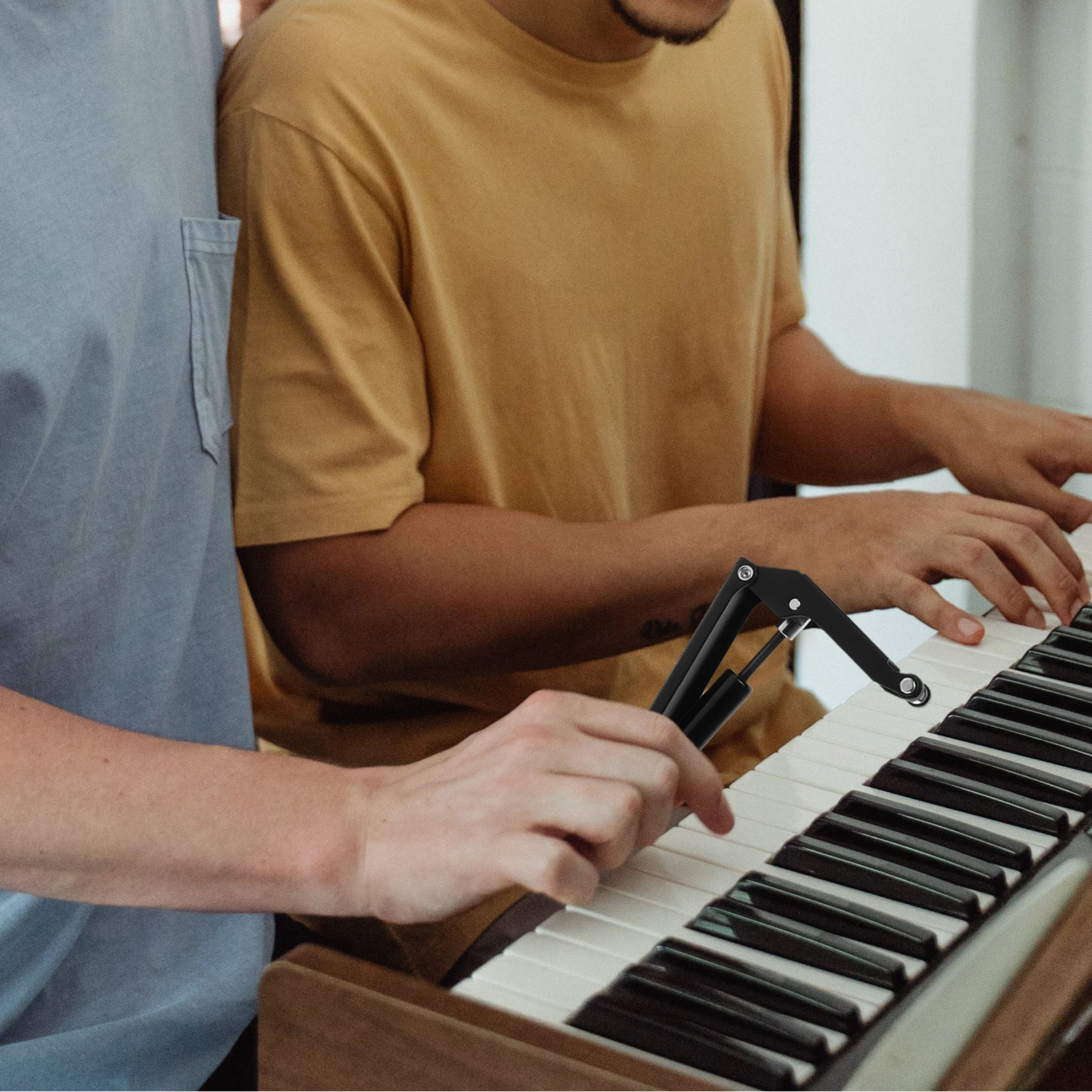 

Professional Piano Slow Closing Device Quiet Durable Slow Fall Buffer Piano Keyboard Cover Anti Pinch Accessory