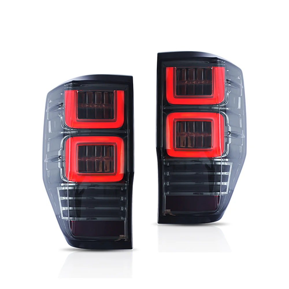 Pair Of Car Tail Light Assembly For Ford Everest 2012-UP LED Brake Signal light Tuning Parts Car Rear Lamp System