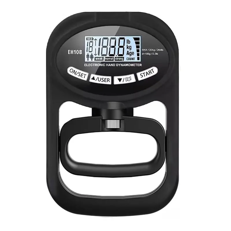 Electronic Hand Dynamometer - Ideal for High School Entrance Exams, Hospital Physical Therapy, and Fitness Training