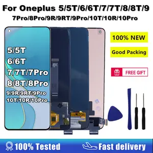 Bilashmart AMOLED Oneplus 5 5T 6 6T 7 7T 7Pro 8 8T 7Pro 8Pro 9 9R 9RT 9Pro 10T 10R 10Pro 11RLCD Display Touch Screen Replacement