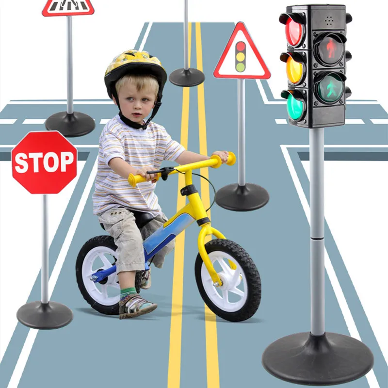 

New Children's Simulated Traffic Light Large Realistic Road Traffic Indicator Light Model For Preschool Science Educational Toy