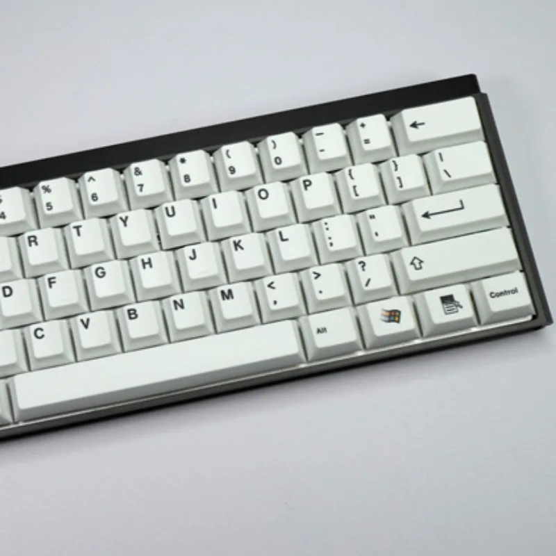 Imagem -04 - Keycaps Brancos para Teclado Mecânico 108 Teclas Sublimação Pbt Perfil Cereja Personalizado com Japonês Russo Presente Simples