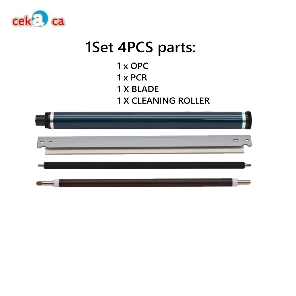 

1 компл. 4 шт. D117-0125 барабанная установка OPC для Ricoh MPC305 C306 C307 C406 C407 IM C300 C300F C400F C400SRF чистящее лезвие зарядный ролик