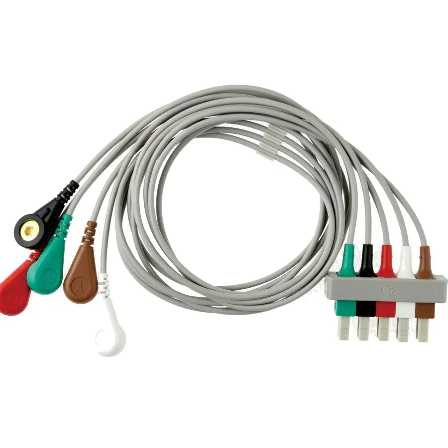 

EL-05 ECG Leadwires With 3lead Clip Grabber For PHILI Patient Monitor