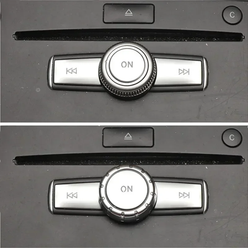 

For Mercedes-Benz GLA X156 CLA C117 Protective Cove Car Interior Center Console Volume Multimedia Switch Buttons Trim Stickers