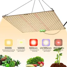 Lâmpada de crescimento led de espectro completo ajustável para iluminação de crescimento de plantas hidropônicas de efeito estufa em diferentes estágios 110-240v