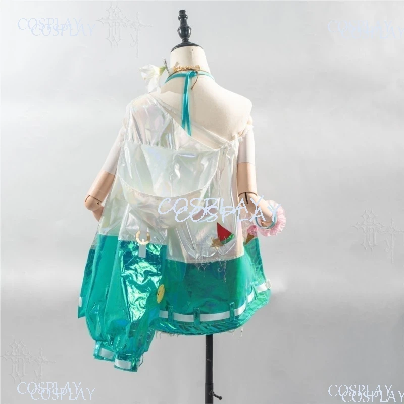 Halloween Party Game Stage Wuthering Waves Lynae Summer Swimsuit Cosplay Costume Full Game Roleplay Women Garment Beach Outfit